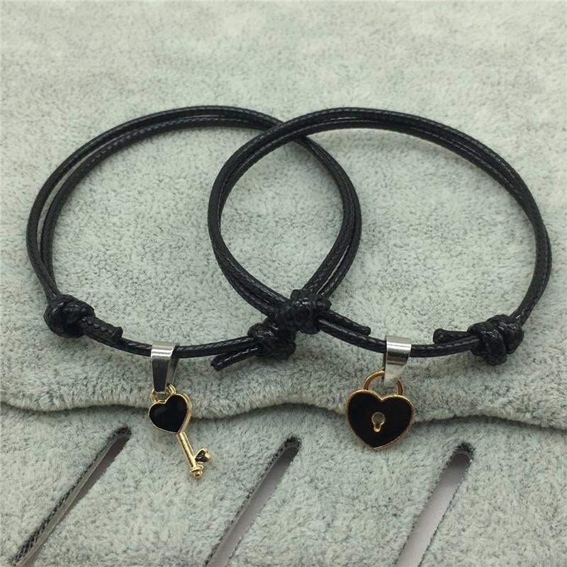 A Pair of Simple Lovers Bracelet, Key Heart Chain Jewelry Bracelet, Bestie Bracelet Birthday Gift Rope Chain Charm Bracelets
A Pair of Simple Lovers Bracelet, Key Heart Chain Jewelry Bracelet, Bestie Bracelet Birthday Gift Rope Chain Charm Bracelets