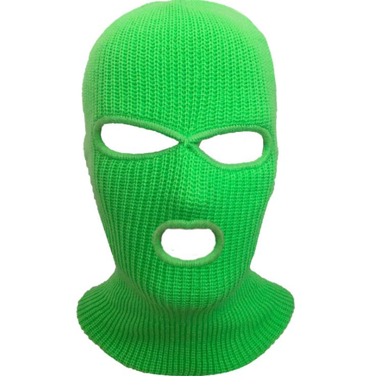 Winter warm hood men's ski and cold riding knitted hat electric motorcycle windproof mask sports face shield GD809