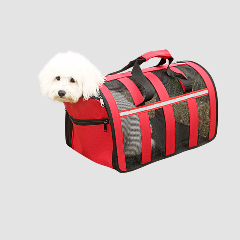 Breathable Dog Cat Carriers Handbag Four Sides Ventilation Mesh Pet Cage Portable Foldable Oxford Striped Pet Cat Bag
Breathable Dog Cat Carriers Handbag Four Sides Ventilation Mesh Pet Cage Portable Foldable Oxford Striped Pet Cat Bag