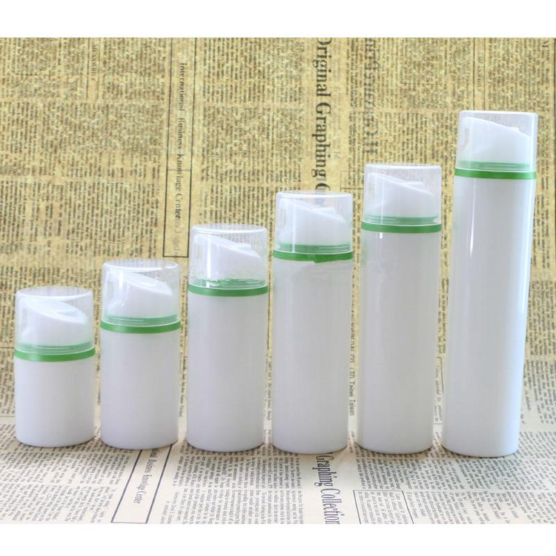 30ml 50ml 100ml clear Cap Green Edge Cosmetic Container Empty Airless Pump Plastic Bottles Travelling Liquid Use F095
30ml 50ml 100ml clear Cap Green Edge Cosmetic Container Empty Airless Pump Plastic Bottles Travelling Liquid Use F095