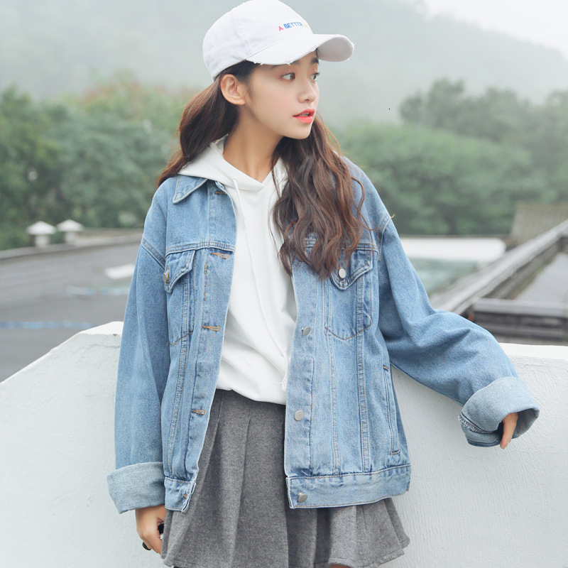 2021 New Denim female spring and fresh fall vintage lapel fashion casual amendment jacket top woman' coat NCI8, White
2021 New Denim female spring and fresh fall vintage lapel fashion casual amendment jacket top woman' coat NCI8, White