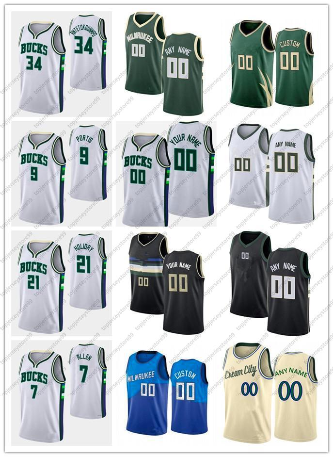 75th Custom Men Women Youth Milwaukee's Bucks's Giannis 34 Antetokounmpo 7 Grayson Allen Bobby 9 Portis Jr 21 Holiday Bobby Basketball Jerseys, Color
75th Custom Men Women Youth Milwaukee's Bucks's Giannis 34 Antetokounmpo 7 Grayson Allen Bobby 9 Portis Jr 21 Holiday Bobby Basketball Jerseys, Color