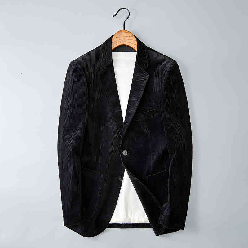 Men's Suits & Blazers Long term stock men's Corduroy single suit small coat 5U0T, Khaki
Men's Suits & Blazers Long term stock men's Corduroy single suit small coat 5U0T, Khaki