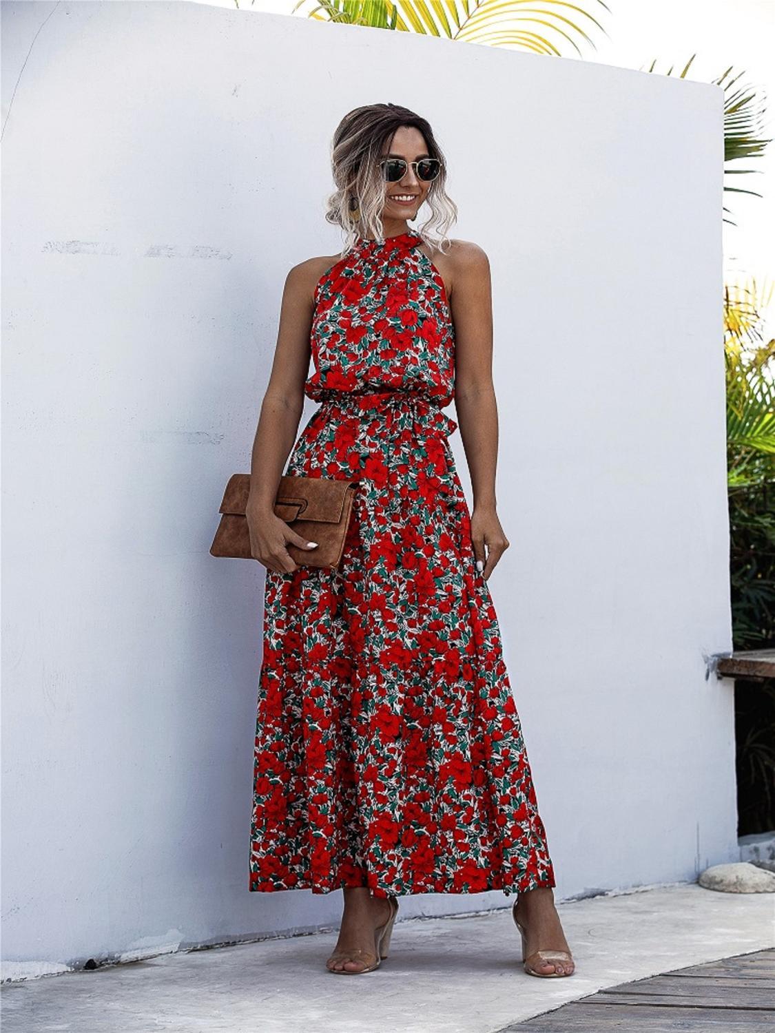 2020 Summer Long Dress Polka Dot Casual Midi Dresses Black Halter Strapless Yellow Sundress Vacation Dress Clothes For Women Y1221
2020 Summer Long Dress Polka Dot Casual Midi Dresses Black Halter Strapless Yellow Sundress Vacation Dress Clothes For Women Y1221