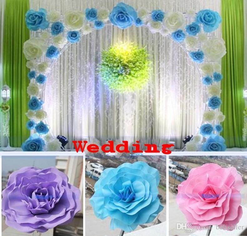 30CM (12") Big Foam Rose Flower For Wedding Stage Background Door Decorative Flower Party Decoration Supplies 5 Colors, Blue
30CM (12") Big Foam Rose Flower For Wedding Stage Background Door Decorative Flower Party Decoration Supplies 5 Colors, Blue