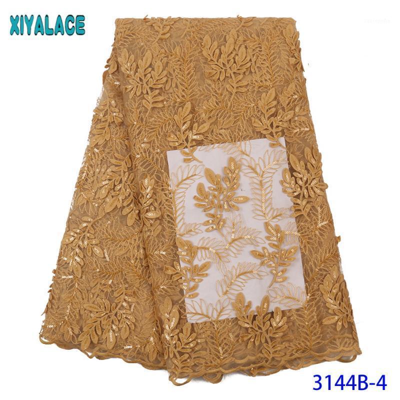 Gold French Lace Fabric Net Lace Fabric 2020 Sequin Embroidery Sequence for Wedding KS3144B1
Gold French Lace Fabric Net Lace Fabric 2020 Sequin Embroidery Sequence for Wedding KS3144B1