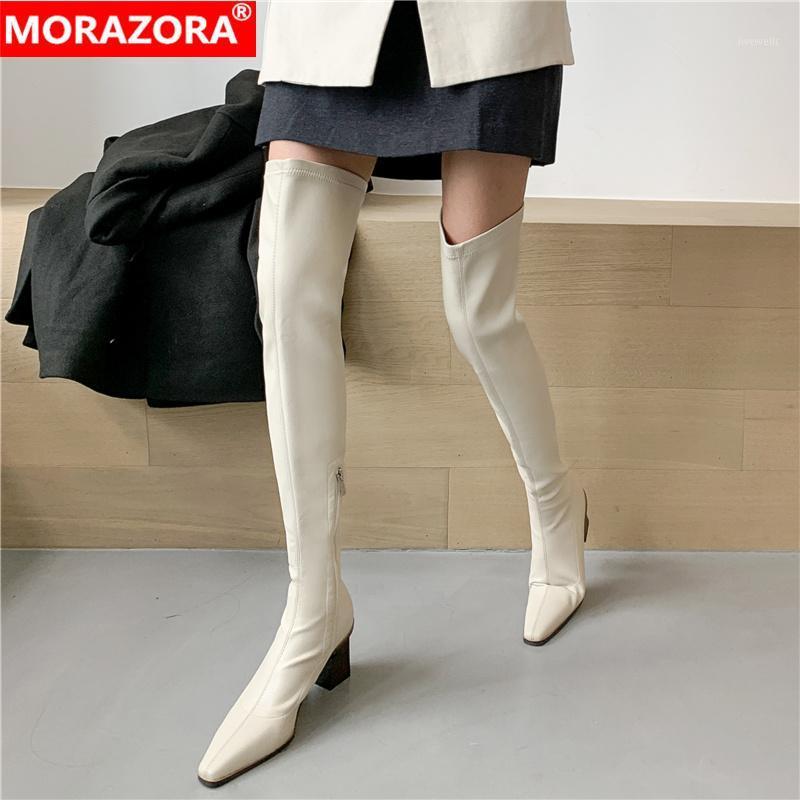 MORAZORA 2021 Big Size 33-43 Over The Knee Boots Thick High Heels Square Toe Women Boots Top Quality Winter Rice White1, Black not fur
MORAZORA 2021 Big Size 33-43 Over The Knee Boots Thick High Heels Square Toe Women Boots Top Quality Winter Rice White1, Black not fur