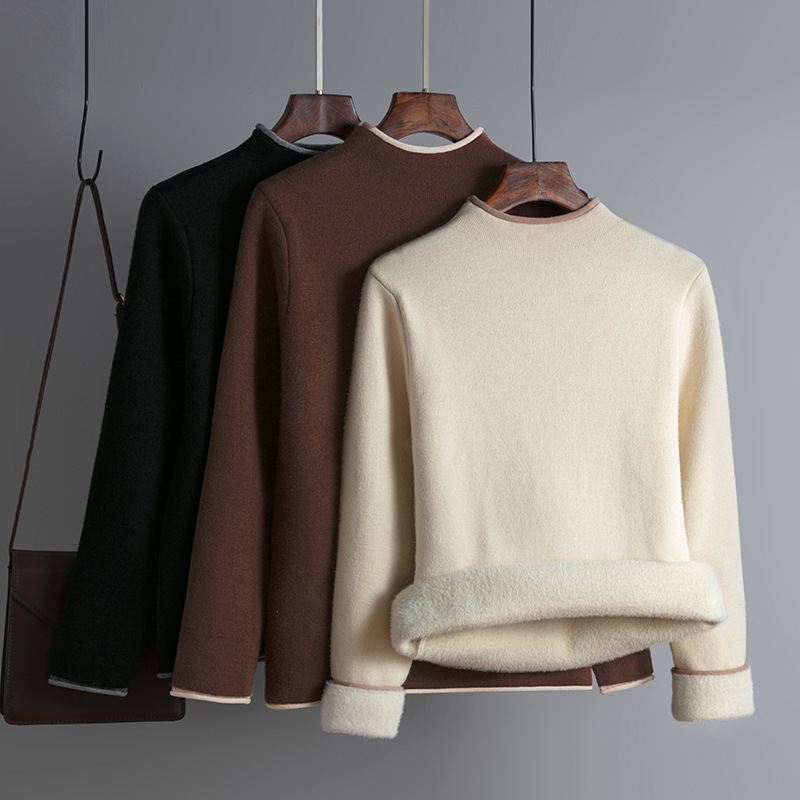 2021 New Thick Warm Fluffy Women Basic Sweater Long Sleeve Crew Neck Knit Jumper Top Autumn Winter Christmas Sweaters Pu4e, Black
2021 New Thick Warm Fluffy Women Basic Sweater Long Sleeve Crew Neck Knit Jumper Top Autumn Winter Christmas Sweaters Pu4e, Black
