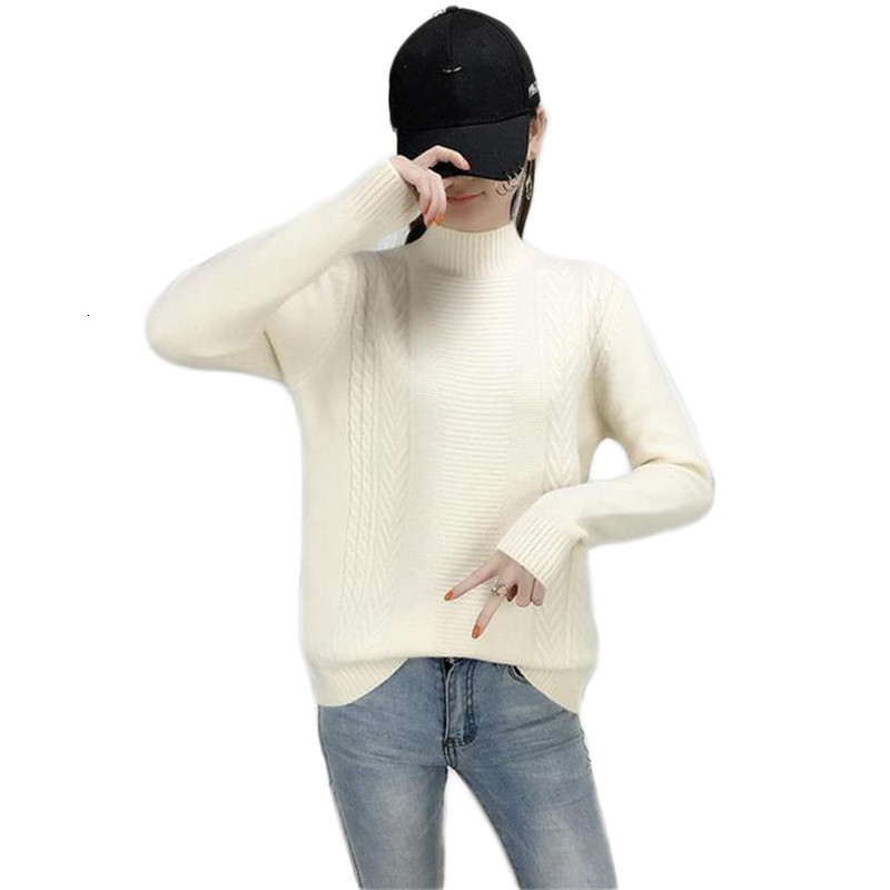 2021 New Female Autumn New Korean fashion High white collar 10 colours bottomming sweater women, Pink
2021 New Female Autumn New Korean fashion High white collar 10 colours bottomming sweater women, Pink