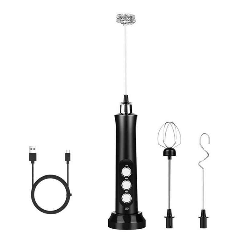 3 In 1 Portable Electric Blender Fruit Vegetable Juice Mixer USB Charging 3 Speed Hand Blenders Kitchen Milk Frother Whisk
3 In 1 Portable Electric Blender Fruit Vegetable Juice Mixer USB Charging 3 Speed Hand Blenders Kitchen Milk Frother Whisk