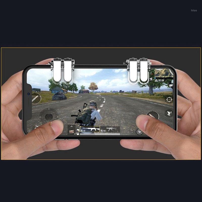 2pcs W6 Mobile Gaming Trigger Joysticks Free Fire Button Aim Key SmartPhone Game Shooter Controller Artifact for PUBG Games1
2pcs W6 Mobile Gaming Trigger Joysticks Free Fire Button Aim Key SmartPhone Game Shooter Controller Artifact for PUBG Games1
