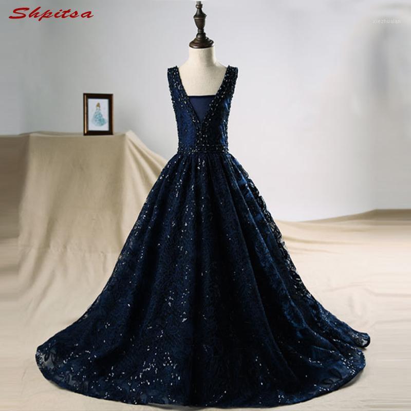 Navy Blue Flower Girl Dresses for Weddings Evening First Communion Pageant Dresses for Wedding Girls Kid1, Picture color
Navy Blue Flower Girl Dresses for Weddings Evening First Communion Pageant Dresses for Wedding Girls Kid1, Picture color