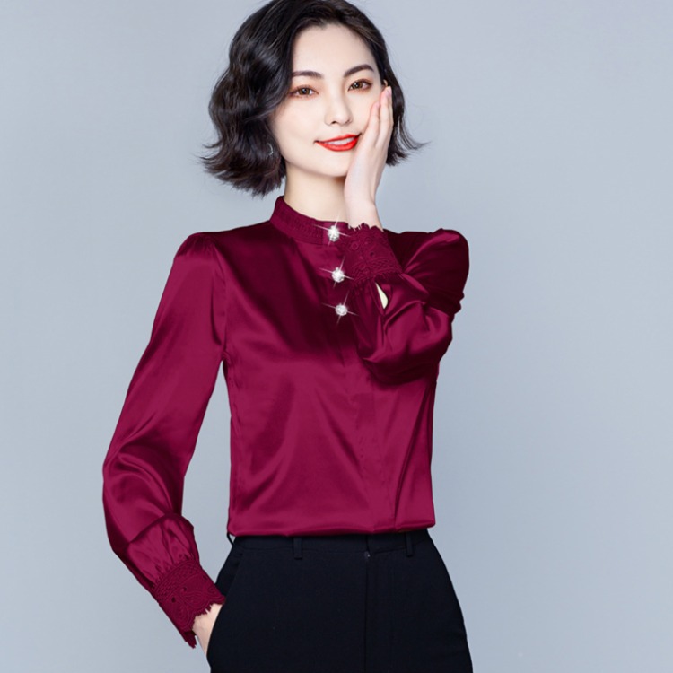 Simple basic round neck long sleeve T-shirt for women Korean version design feeling irregular fold wear loose bottom shirt 5473, White
Simple basic round neck long sleeve T-shirt for women Korean version design feeling irregular fold wear loose bottom shirt 5473, White