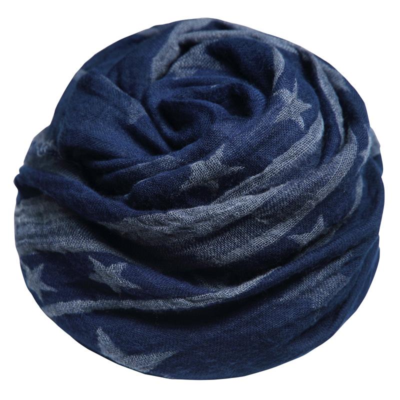 Hats, Scarves & Gloves Sets Japanese Pure Cotton Batik Wind Blue National Scarf Chaoren Star Jacquard Shawl For Men And Women In Spring Summ
Hats, Scarves & Gloves Sets Japanese Pure Cotton Batik Wind Blue National Scarf Chaoren Star Jacquard Shawl For Men And Women In Spring Summ