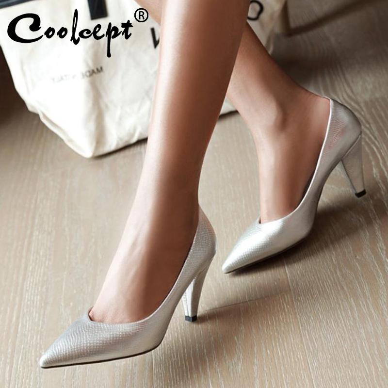 Coolcept 6 Color Office Ladies Pumps Sexy Pointed Toe High Heels Shoes Women Fashion Snake Print Dance Party Footwear Size 34-43, Black
Coolcept 6 Color Office Ladies Pumps Sexy Pointed Toe High Heels Shoes Women Fashion Snake Print Dance Party Footwear Size 34-43, Black