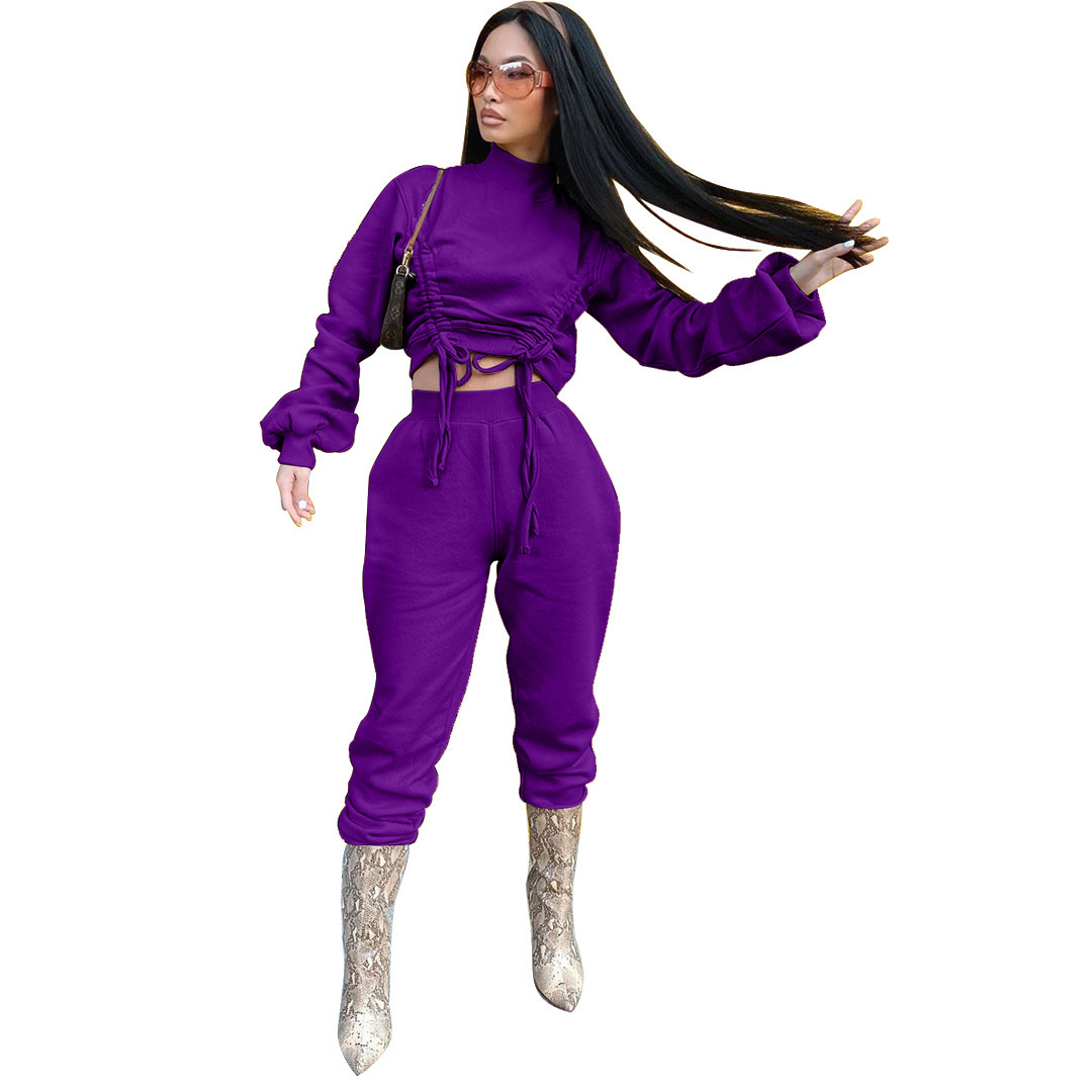 Designer 2023 fall winter tracksuits women sweatsuits drawstring long sleeve tracksuit sweater sports two piece suit plus size clothing S-5XL