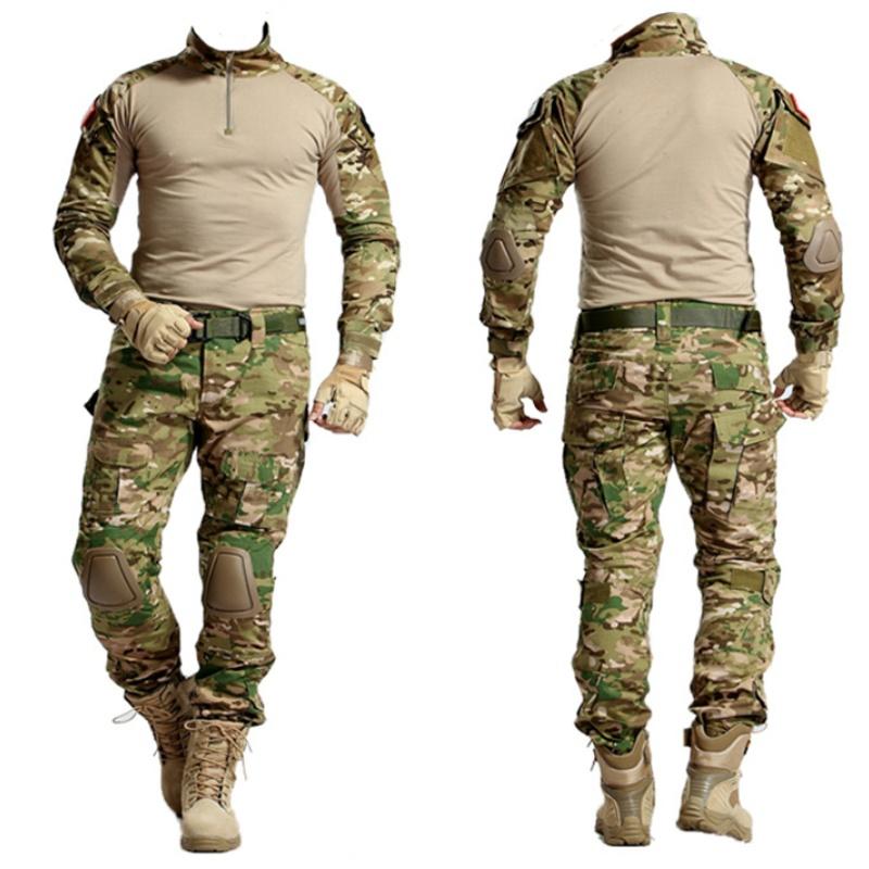 Multicam Camouflage Tactical Uniform BDU Camo Men Paintball Sniper Suit Combat Shirt Pants Set Hunting Clothes, As pic
Multicam Camouflage Tactical Uniform BDU Camo Men Paintball Sniper Suit Combat Shirt Pants Set Hunting Clothes, As pic