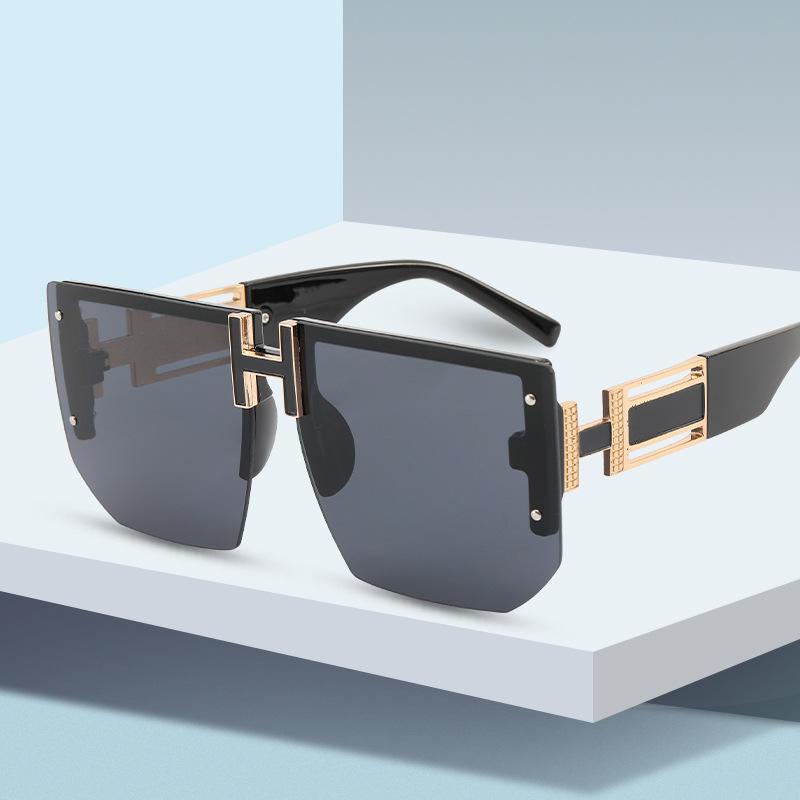 Sunglasses Half-frame H Female Goggle, Anti-ultraviolet Driving Sunglasse, Male Frame Riding Vintage Shades Glasses
Sunglasses Half-frame H Female Goggle, Anti-ultraviolet Driving Sunglasse, Male Frame Riding Vintage Shades Glasses