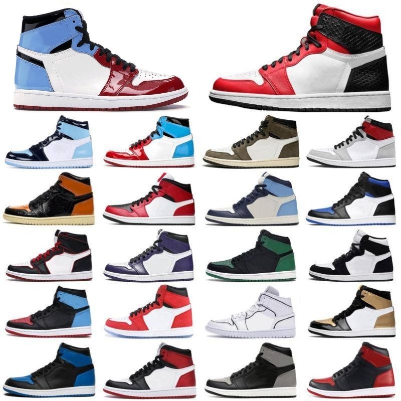 Jumpman 1 1s men women basketball shoes white UNC Patent men sneakers trainers E Royal black Toe pink green black court purple
Jumpman 1 1s men women basketball shoes white UNC Patent men sneakers trainers E Royal black Toe pink green black court purple