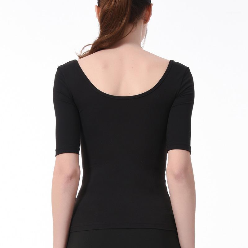 collar fitness clothing female quick-drying half sleeve blazer running T-shirt with short sleeves yoga stretch tight1, Black
collar fitness clothing female quick-drying half sleeve blazer running T-shirt with short sleeves yoga stretch tight1, Black