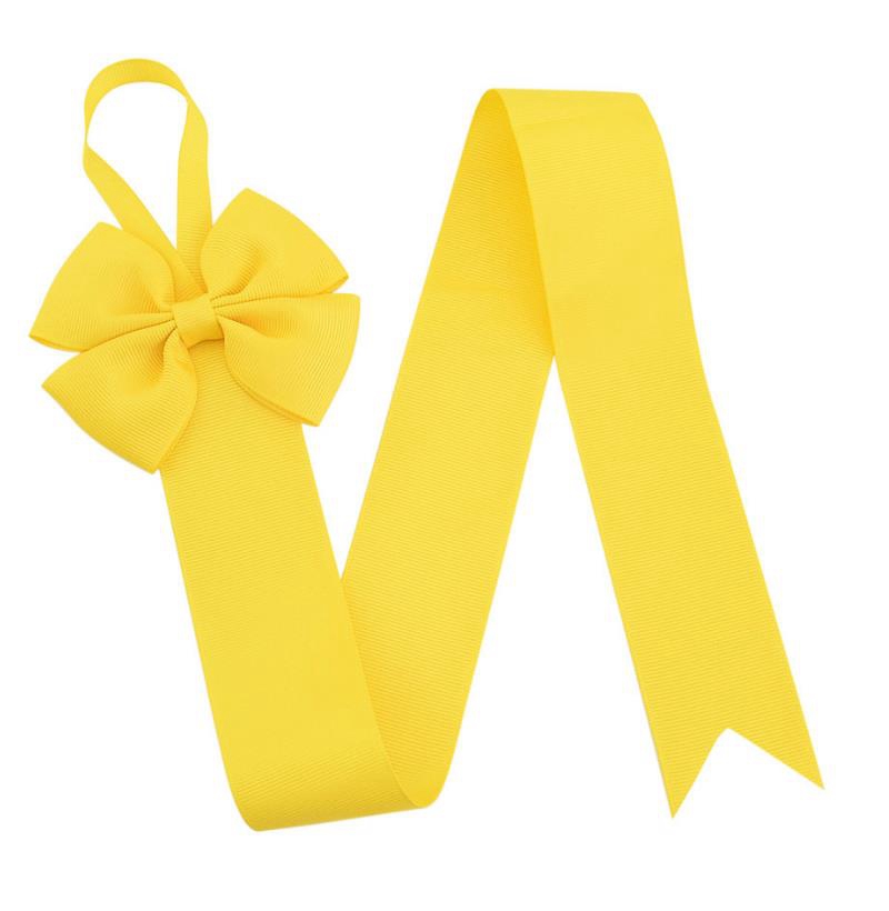 Hair Bow Holder Hairclip Barrette Storage Belt Solid Color Girl Barrette Holders Ribbon Bow Hair Band Kids Hair Accessories 12 Colors DW6386