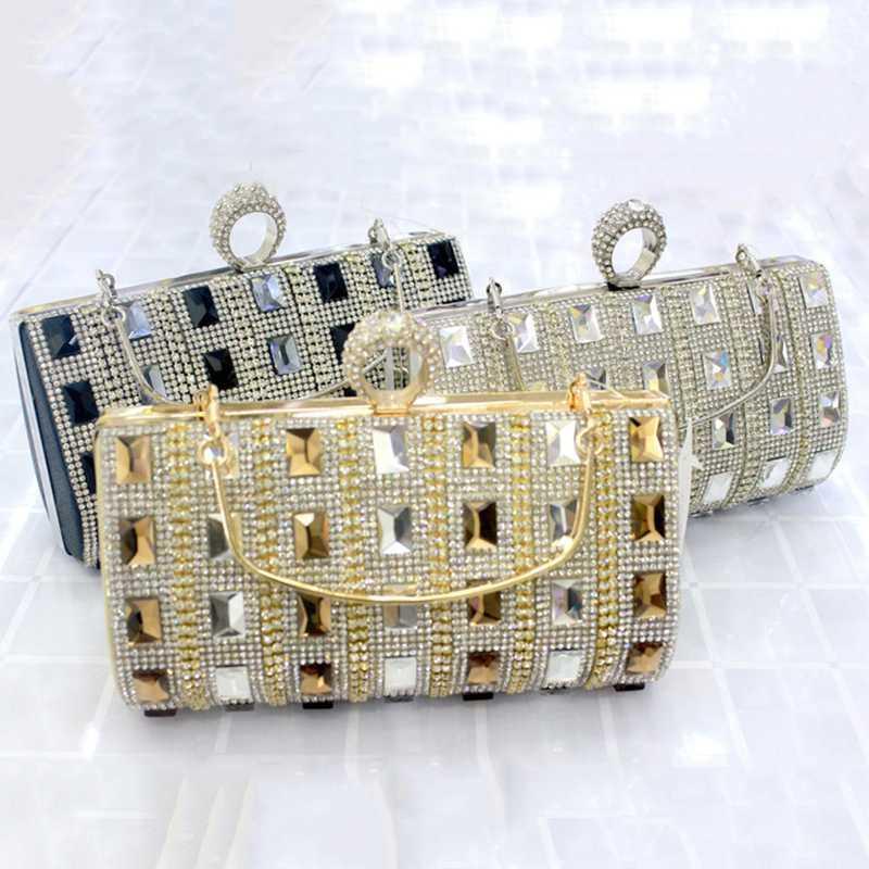 New Fashion Silver /Black Crystal Rhinestone Ladies Clutch Bag Women Evening Party Purse Female Prom Pouch Phone Case1
New Fashion Silver /Black Crystal Rhinestone Ladies Clutch Bag Women Evening Party Purse Female Prom Pouch Phone Case1