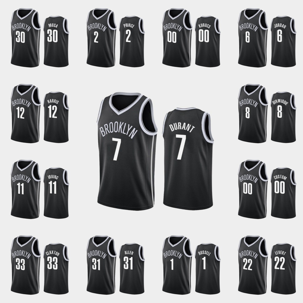 Brooklyn Nets Men Kyrie Irving Kevin Durant Jarrett Allen Caris LeVert DeAndre Jor dan NBA Black Custom 2020 Icon Jersey
Brooklyn Nets Men Kyrie Irving Kevin Durant Jarrett Allen Caris LeVert DeAndre Jor dan NBA Black Custom 2020 Icon Jersey