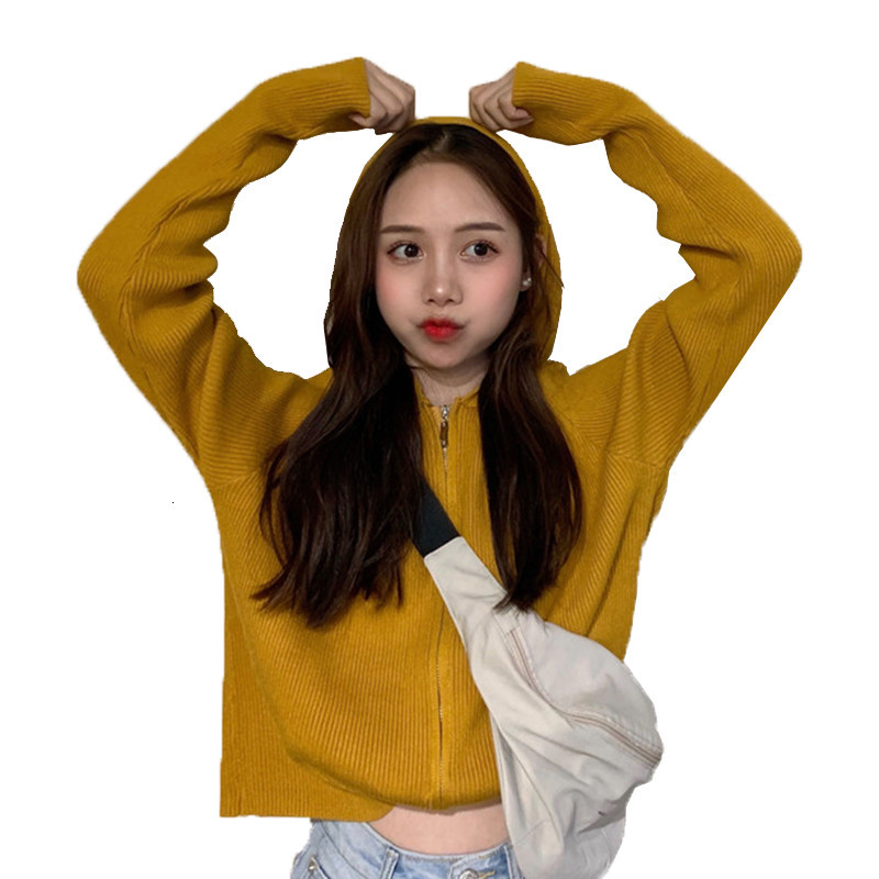 Women's Short-knit Coat, Female Cardigan, Student 2021 Spring, Autumn, Cardigan Fine Hoode Dzipper, Long Sleeve, Top R41. O9yo, Gray
Women's Short-knit Coat, Female Cardigan, Student 2021 Spring, Autumn, Cardigan Fine Hoode Dzipper, Long Sleeve, Top R41. O9yo, Gray