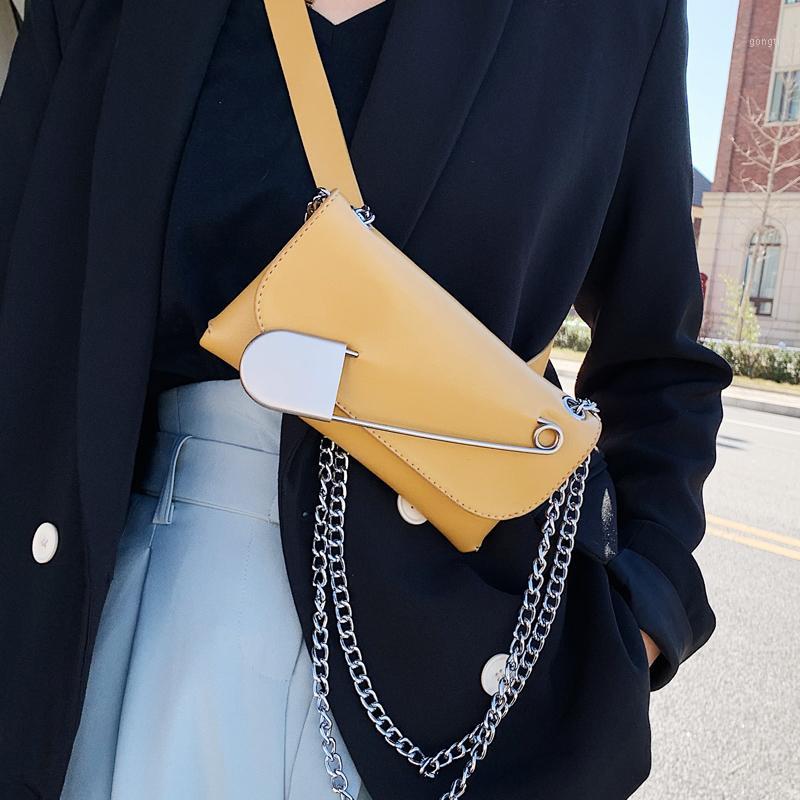 Pin Design PU Leather Chest Bags For Women 2020 Mini Shoulder Messenger Bag Lady Phone Travel Chain Cool Waist Packs #501, Black
Pin Design PU Leather Chest Bags For Women 2020 Mini Shoulder Messenger Bag Lady Phone Travel Chain Cool Waist Packs #501, Black