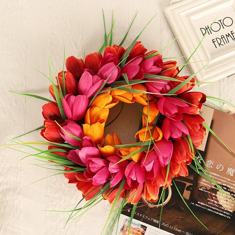 30/40cmTulip DIY Wreath Artificial Flower Garland Real Touch Bouquet Fake Flowers For Wedding Decor Spring Party Home Supplies, Or
30/40cmTulip DIY Wreath Artificial Flower Garland Real Touch Bouquet Fake Flowers For Wedding Decor Spring Party Home Supplies, Or
