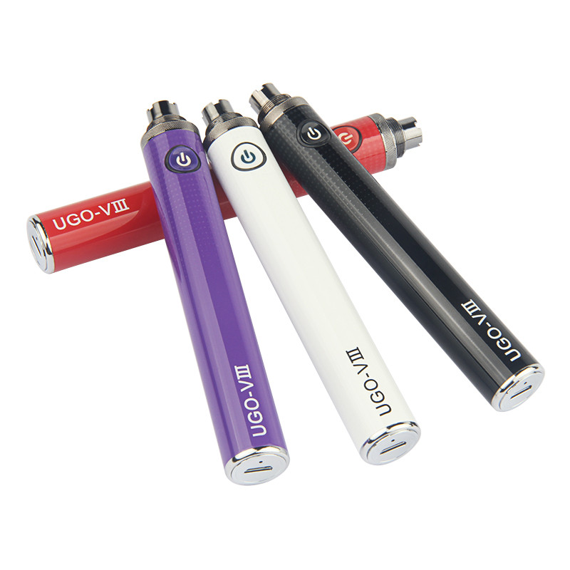 1300mAh UGO V3 III eGo T eVod Vape Pen With Charger Micro USB Pass-through ECigs Bottom Charge 510 Thread Vape Batteries Mods
1300mAh UGO V3 III eGo T eVod Vape Pen With Charger Micro USB Pass-through ECigs Bottom Charge 510 Thread Vape Batteries Mods