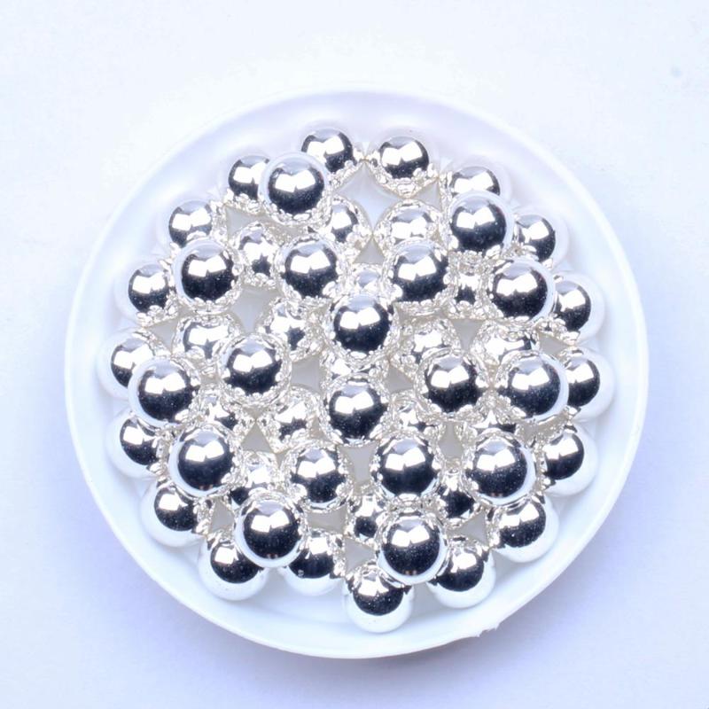 Metallic Silver Color Resin Pearls 4mm 5mm 6mm 7mm 8mm 10mm No Hole Simulated Pearl Cabochon Round Beads DIY Fashion Jewelry
Metallic Silver Color Resin Pearls 4mm 5mm 6mm 7mm 8mm 10mm No Hole Simulated Pearl Cabochon Round Beads DIY Fashion Jewelry