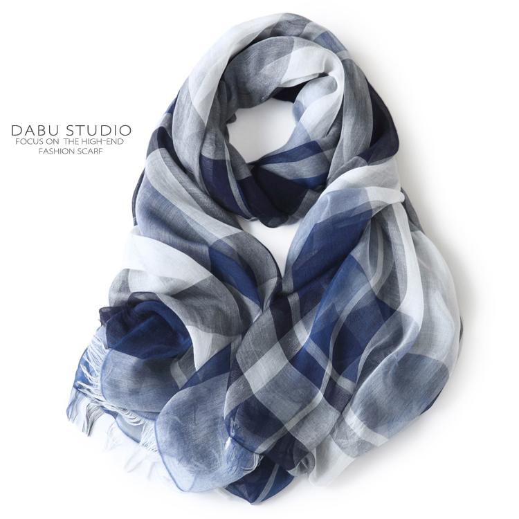 Hats, Scarves & Gloves Sets Designer Modal And Silk Thin Oversized Scarf Sunscreen Shawl Spring Summer Blue Gray Plaid
Hats, Scarves & Gloves Sets Designer Modal And Silk Thin Oversized Scarf Sunscreen Shawl Spring Summer Blue Gray Plaid