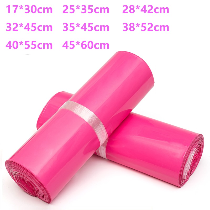 100pcs/lot Pink Poly Mailer 17*30cm Express Bag Mail Bags Envelope/ Self Adhesive Seal New Plastic bags pouch 8 size
100pcs/lot Pink Poly Mailer 17*30cm Express Bag Mail Bags Envelope/ Self Adhesive Seal New Plastic bags pouch 8 size