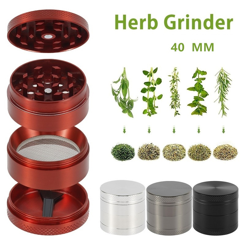 New High Quality 4-layer Aluminum Herbal Herb Tobacco Grinder Smoke Grinders grinder herb grinder Cigarette Accessories
New High Quality 4-layer Aluminum Herbal Herb Tobacco Grinder Smoke Grinders grinder herb grinder Cigarette Accessories