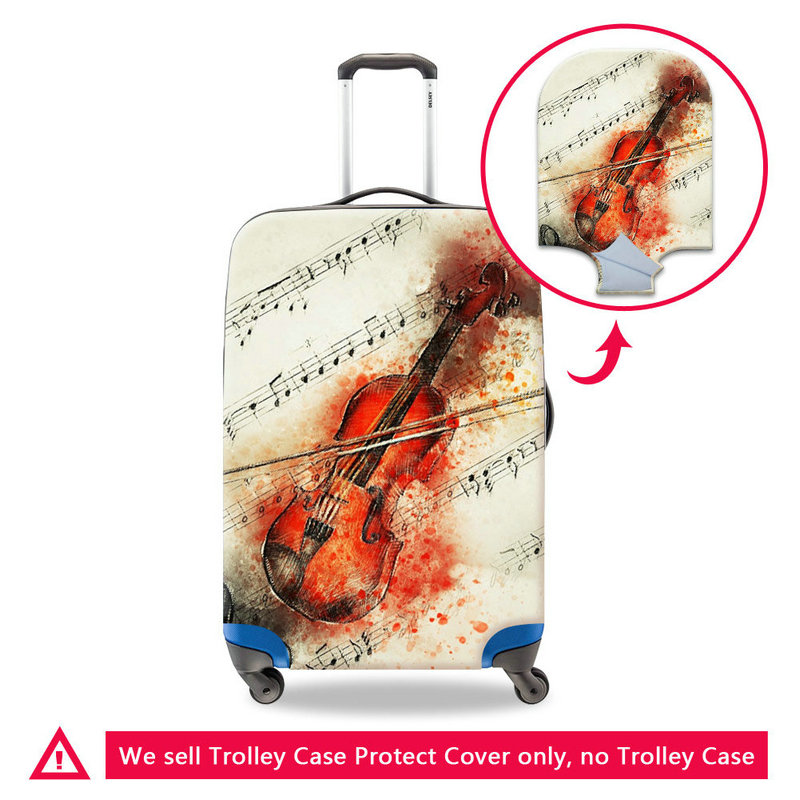 3D Printing Violin Waterproof Travel Luggage Protector Cover For 18 20 22 24 26 28 30 Inch Trunk New Case For Suitcase Washable Dust Covers
3D Printing Violin Waterproof Travel Luggage Protector Cover For 18 20 22 24 26 28 30 Inch Trunk New Case For Suitcase Washable Dust Covers