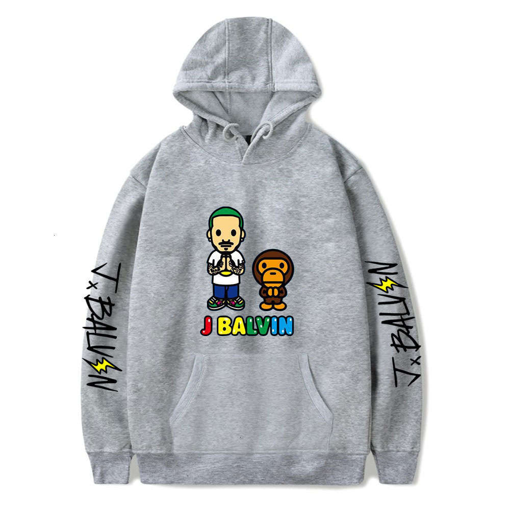 Autumn 2020 headwear J Balvin 2D printed fashion hooded bodywear for men and women, Black
Autumn 2020 headwear J Balvin 2D printed fashion hooded bodywear for men and women, Black
