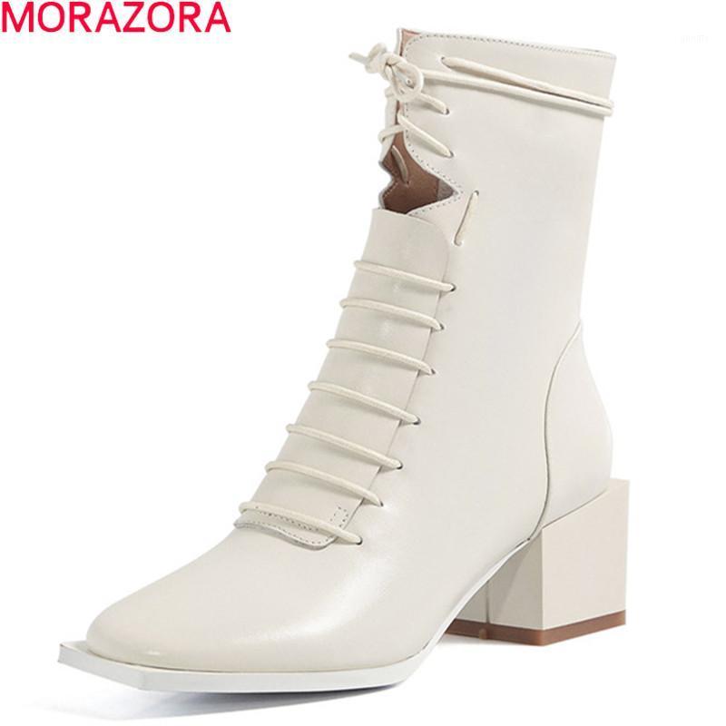 MORAZORA 2020 Hot sale fashion ankle boots genuine leather boots thick heels square toe autumn winter women ladies shoes1, Black
MORAZORA 2020 Hot sale fashion ankle boots genuine leather boots thick heels square toe autumn winter women ladies shoes1, Black