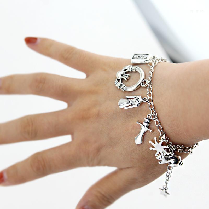 Buffy the Vampire Slayer Charm Bracelet cross Vampire Fangs Silvertone Charm Bracelet1
Buffy the Vampire Slayer Charm Bracelet cross Vampire Fangs Silvertone Charm Bracelet1