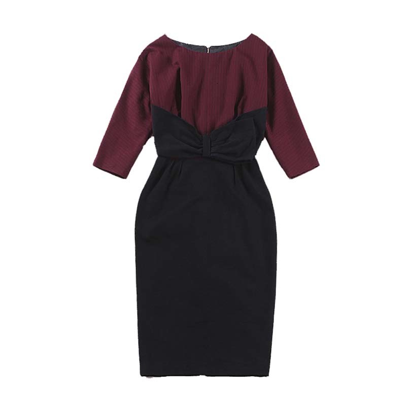 2021 New Le Palais Vintage Classic Three-quarters Block Thin High Decoration Arc Dress Spring BA0V, Color block
2021 New Le Palais Vintage Classic Three-quarters Block Thin High Decoration Arc Dress Spring BA0V, Color block