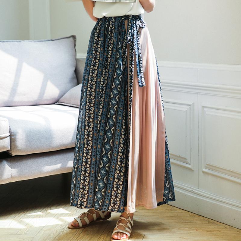Skirts JMPRS Boho Women Pleated Skirt High Waist Bandage Fashion Patchwork Floral Print A Line Beach Holiday Ladies Chiffon 2022, Picture
Skirts JMPRS Boho Women Pleated Skirt High Waist Bandage Fashion Patchwork Floral Print A Line Beach Holiday Ladies Chiffon 2022, Picture