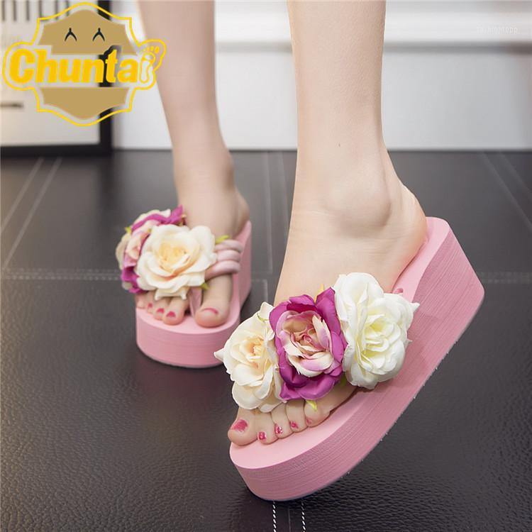 New Fashion Slippers Women's Summer Wear Fashion High Heel Platform Sandals Non-Slip Flower Slanted Heel Beach Slipper1, Navy blue
New Fashion Slippers Women's Summer Wear Fashion High Heel Platform Sandals Non-Slip Flower Slanted Heel Beach Slipper1, Navy blue