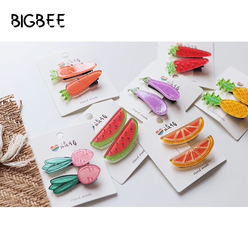 Fine Children Hairpin Cute Cartoon Fruit Watermelon Hair Clips Pineapple Hairpins for Women Hair Accessories Girls Birthday Gift 
Fine Children Hairpin Cute Cartoon Fruit Watermelon Hair Clips Pineapple Hairpins for Women Hair Accessories Girls Birthday Gift