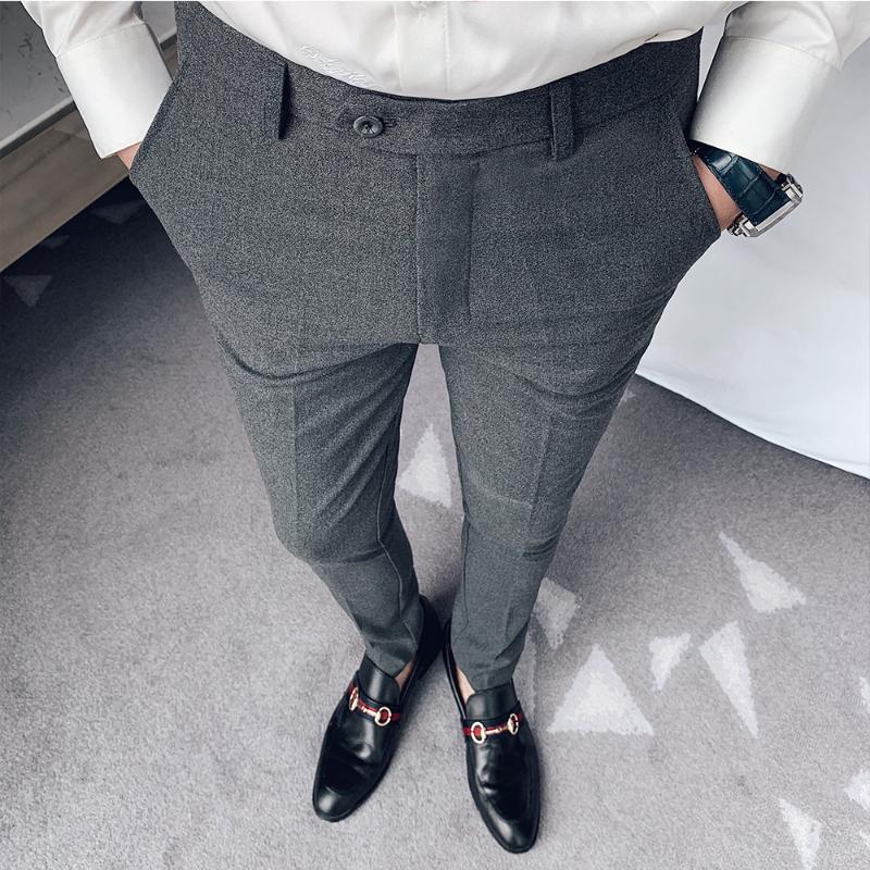 High Quality Men's Suit Pants Slim Formal Business Dress Pants Men Classic Casual Streetwear Office Socia Trousers Costume Homme, Black
High Quality Men's Suit Pants Slim Formal Business Dress Pants Men Classic Casual Streetwear Office Socia Trousers Costume Homme, Black