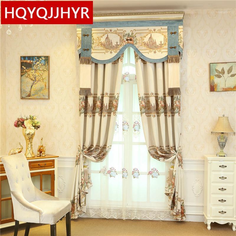 European elegant high quality jacquard full shade curtains for Living Room Modern classic Custom curtains for Bedroom Windows1, Tulle
European elegant high quality jacquard full shade curtains for Living Room Modern classic Custom curtains for Bedroom Windows1, Tulle