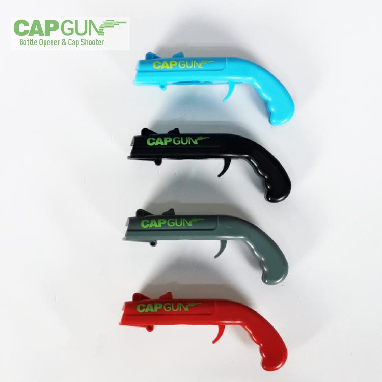 Cap Gun Pistol Ejection Bottle Opener and Cap Shooting Beer Opener Beer Cap Launching
Cap Gun Pistol Ejection Bottle Opener and Cap Shooting Beer Opener Beer Cap Launching