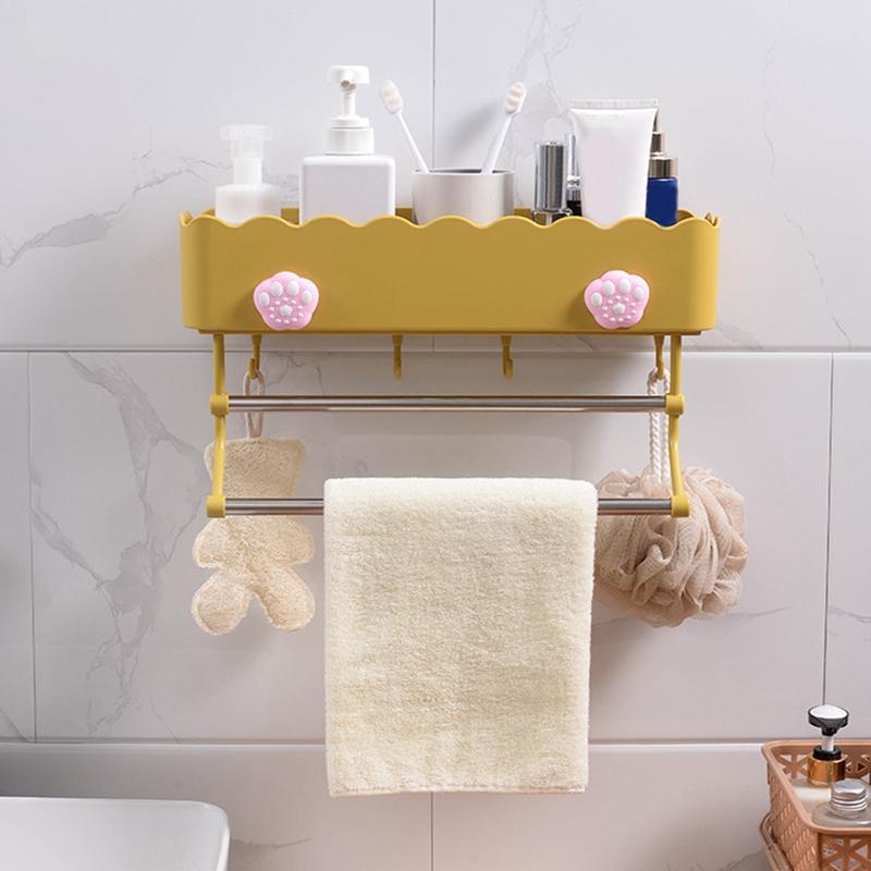 Punch-free Wall-mounted Storage Rack Toilet Toilet Sink Kitchen Household Storage Box With Hook Bathroom Accessories
Punch-free Wall-mounted Storage Rack Toilet Toilet Sink Kitchen Household Storage Box With Hook Bathroom Accessories