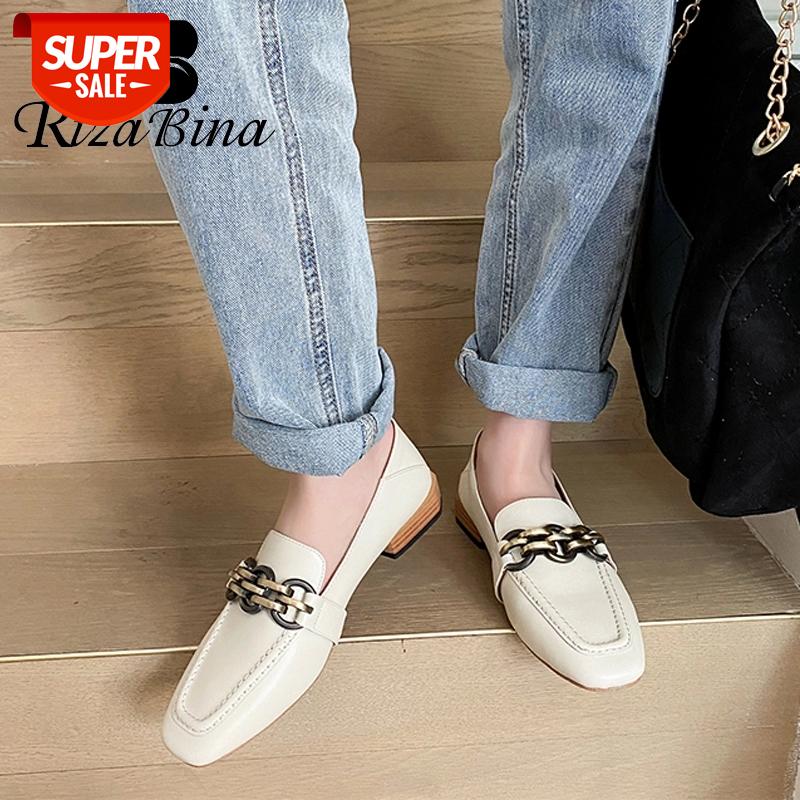 RIZABINA Size 32-41 Women Flats Shoes Genuine Leather Metal Chain Women Shoes Casual Fashion Daily Footwear #yQ4K, Black
RIZABINA Size 32-41 Women Flats Shoes Genuine Leather Metal Chain Women Shoes Casual Fashion Daily Footwear #yQ4K, Black