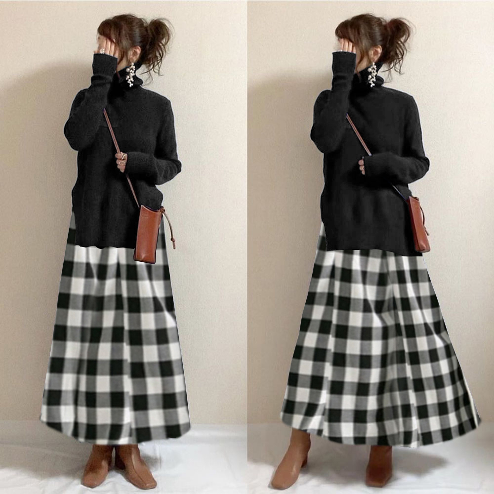 2021 Plaid Women Winter Knitted Patchwork Long Maxi Dresses Robe Femme Vestiods Korean Japan Dress New Fashion MTGB, Gray
2021 Plaid Women Winter Knitted Patchwork Long Maxi Dresses Robe Femme Vestiods Korean Japan Dress New Fashion MTGB, Gray