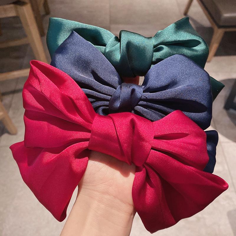 Fashion Ribbon Hairgrips Big Large Bow Hairpin For Women Girls Satin Trendy Ladies Hair Clip New Cute Barrette Hair Accessories
Fashion Ribbon Hairgrips Big Large Bow Hairpin For Women Girls Satin Trendy Ladies Hair Clip New Cute Barrette Hair Accessories